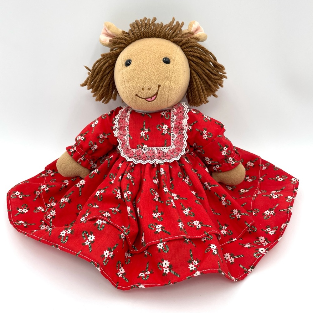 Vtg Arthur DW Sister Doll in Red Dress Eden